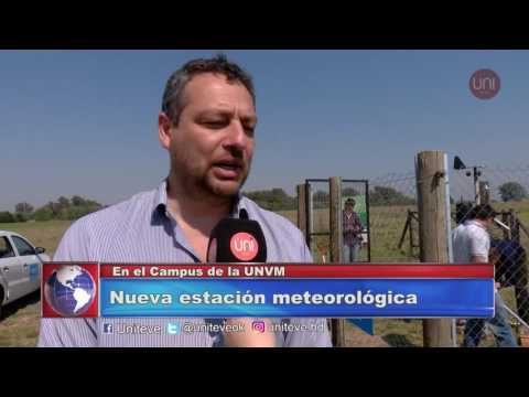 Nueva estación meteorológica en el Campus de la UNVM