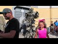 Megatron Meets The Kardashians at Universal Studios Transformers Encounter