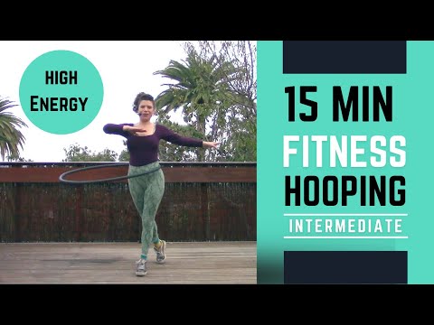 Hula Hoop Dance Workout: Energising Intermediate 15 Minute Workout | Working the abs and arms