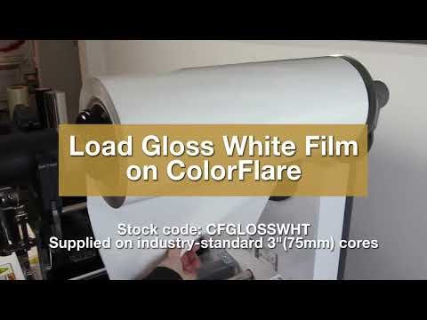 INTEC laminovací film na roli 320 mm x 300 m SPOTOVÝ bílý lesklý 3"