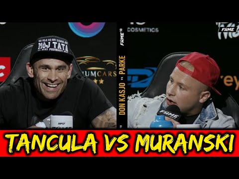 TAŃCULA VS MURAŃSKI i TATA XD | DRUGA KONFERENCJA FAME MMA 10