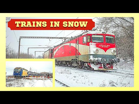 Trenuri in Zapada | Trains in Snow | Winter 2020-2021