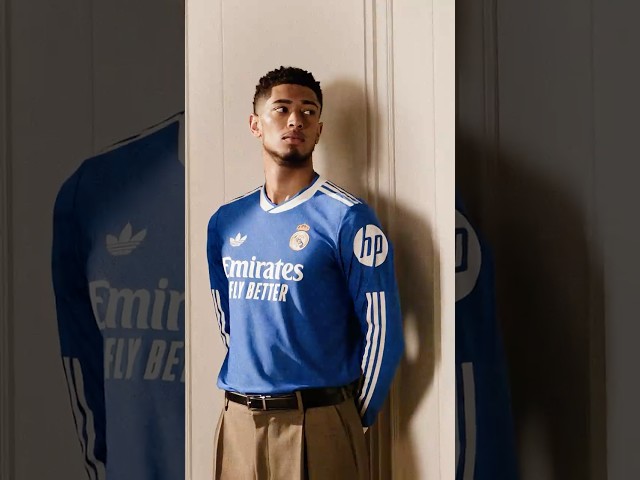 Vídeo relacionado con adidas Real Madrid - Pantalón corto marino para hombre 24/25, azul marino, S