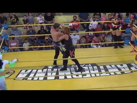 [1] Baby Love, Q.Panter & E.Ortiz v Lady Flamer, Hij Karont & Swety P [Arena Coliso, Reynosa] 3/7/22