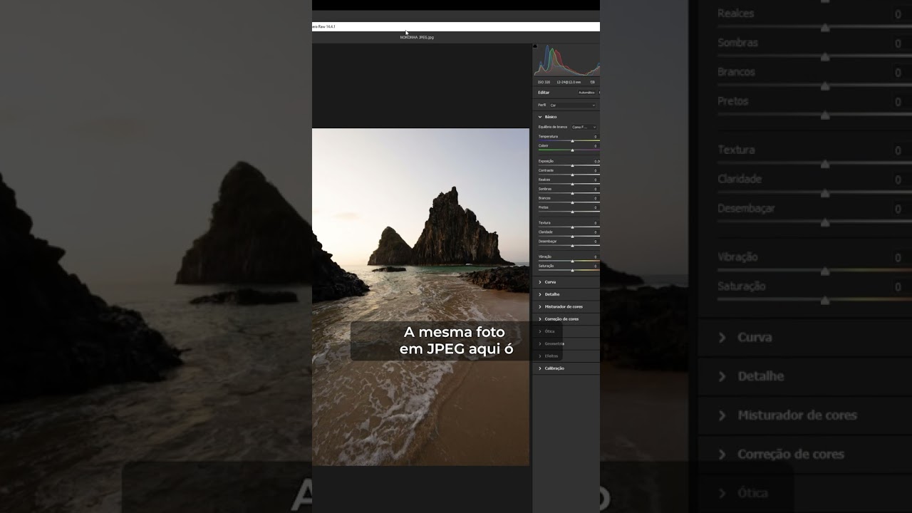 Raw e JPEG, a diferença na Prática.