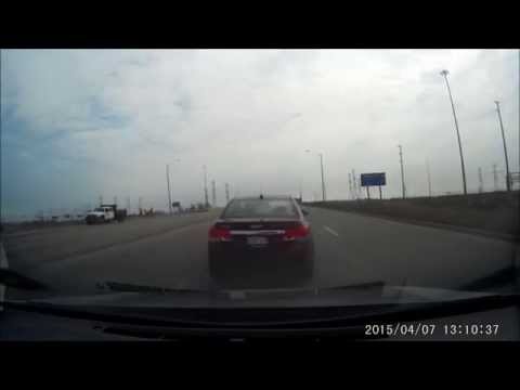 Bad Left Turn Mississauga, ON HWY 407 / Hurontario