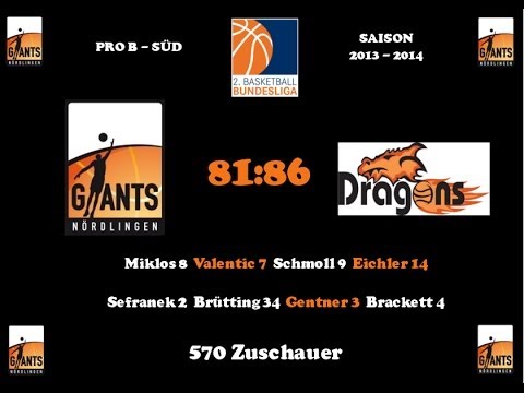 08.03.2014 GIANTS - DRAGONS RHÖNDORF