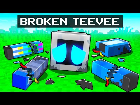 TeeVee Cracked his BODY in Minecraft!