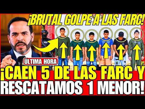 ¡EL TIGRE CAPTURÓ a 5 BANDIDOS de las FARC de CALARCÁ y RESCATÓ a 1 MENOR EN SANTANDER!