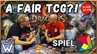 Draconis 8, an Epic New Trading Card Game! Preview and Playthrough from Spiel Essen 2024