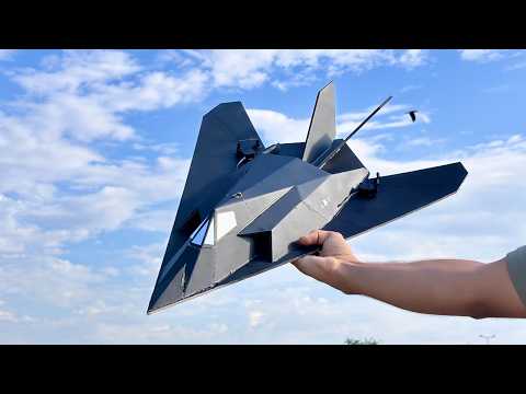 How to make F-117 Nighthawk RC Airplane | Step by Step