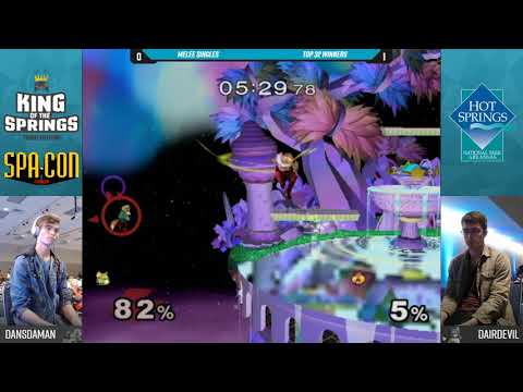 KotS 3 SSBM - Dansdaman (Sheik) Vs. DairDevil (Fox) - Top 32 Winners