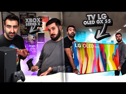 On a reçu une TV LG OLED GX 55'' + la Xbox Series X