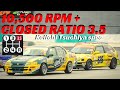 SCREAMING ENGINE TOYOTA 4AGE 20V 10 500 RPM 4 THROTTLE CLOSED RATIO 3 5 KING OF TOYOTA