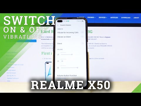 How to Operate Vibration Options in Realme X50 5G – Disable/Enable Call Vibrations