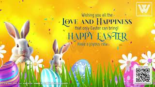 Animated Happy Easter Video Greetings with Sound