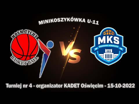 Minikosz MOSM Tychy vs MKS Dąbrowa Gór, U-11