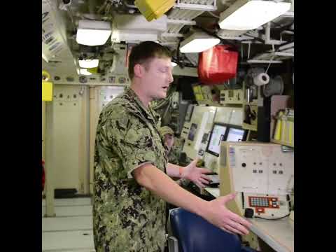 A tour of an SSBN Missile Control Center. #shorts #military #navy
