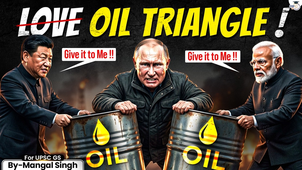 Russia Oil War: India & China Surrender to Putin for Oil | Iran War | StudyIQ IAS