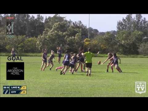 2017 BDAFL Round 1 Women's - Lake Macquarie Dockers v Newcastle City Blues