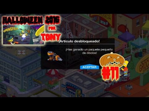 Los Simpson Springfield "Halloween'16: Cap. 11 - El Paquete pequeño de óbolos" por Tony