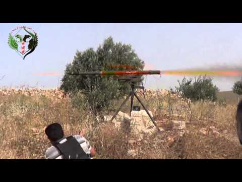 برومو يرصد بعض الاستهدافات اللتي قام بها لواء ألب الدين أرسلان على قوات النظام بواسطة صواريخ غراد وكونكورس وهاون