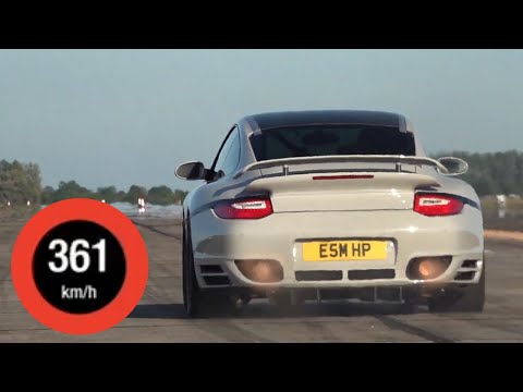 1800HP Porsche 997 Turbo Acceleration 0-360 -  Extreme Fast Top Speed