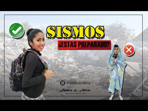 Que hacer ANTE UN SISMO o TERREMOTO | Andres y Alicia🖤