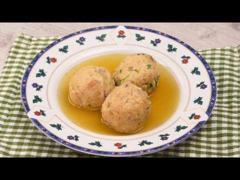 Canederli al brodo: la ricetta originale trentina, veloce da preparare!