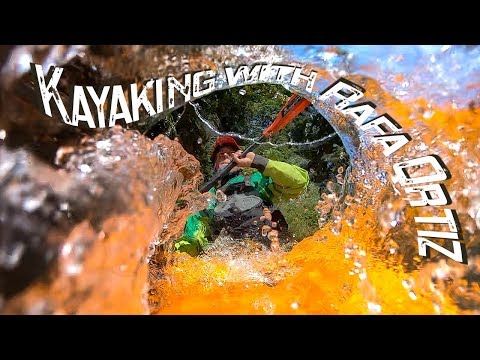 Kayaking with Rafa Ortiz - First time dropping a waterfall. The STOKE is real!
