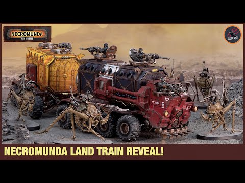 REVEALED – THE CARGO-8 RIDGEHAULER - Necromunda Ash Wastes Expansion With Up To 4 Trailers