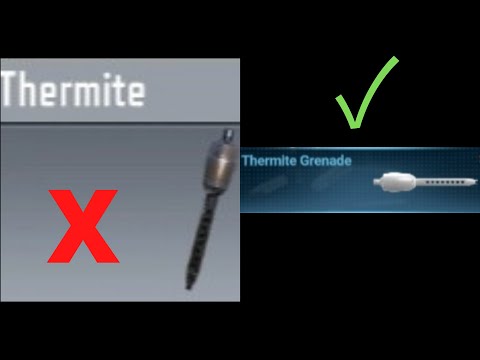 How codm should nerf thermite (combat master)
