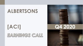 [ACI stock] Albertsons Q4 2020 Earnings Call (4/26/21)