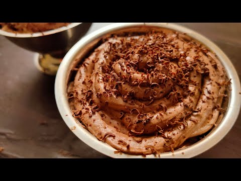 Only 2 ingredients chocolate mousse recipe just in 15 minutes#shorts