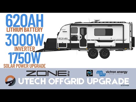 ZoneRV 12v upgrade 620ah Lithium Battery 1150w Solar