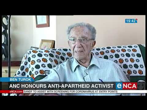ANC honours Ben Turok