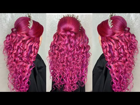 How to do half up - Half down with hair extensions -...