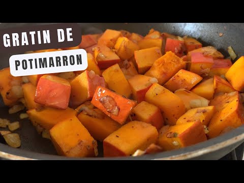 recette de gratin de potimarron ( recette rapide et diététique)