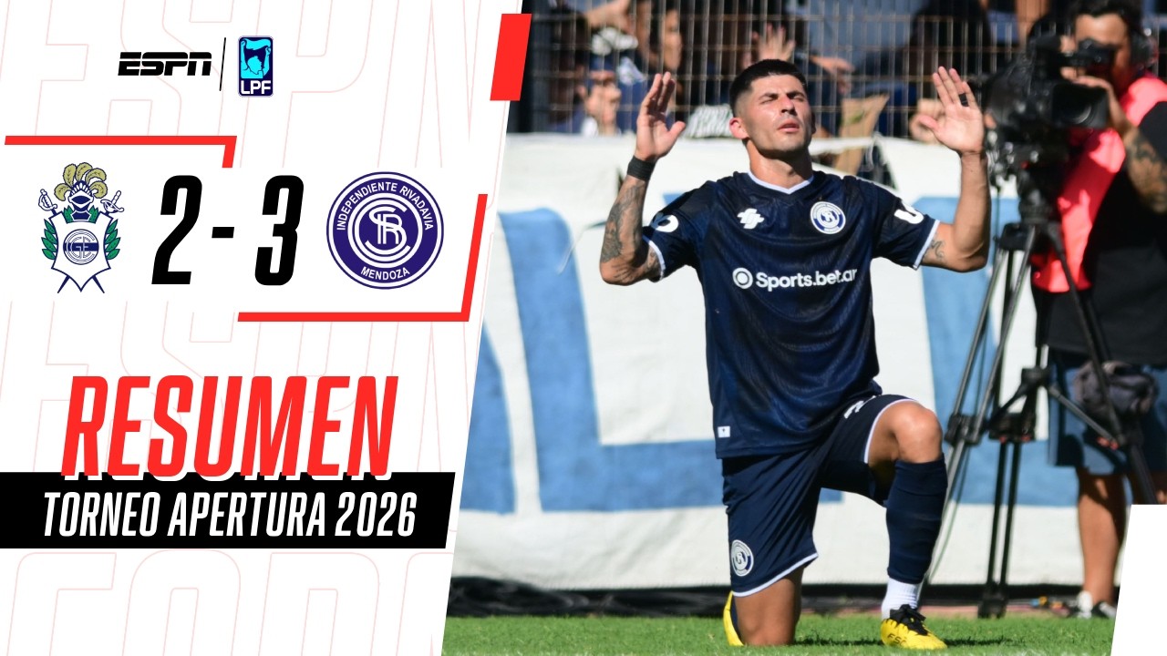 LA LEPRA AMARGÓ AL LOBO EN LA ÚLTIMA Y VOLVIÓ A LA CIMA | Gimnasia 2-3 Ind. Rivadavia | RESUMEN