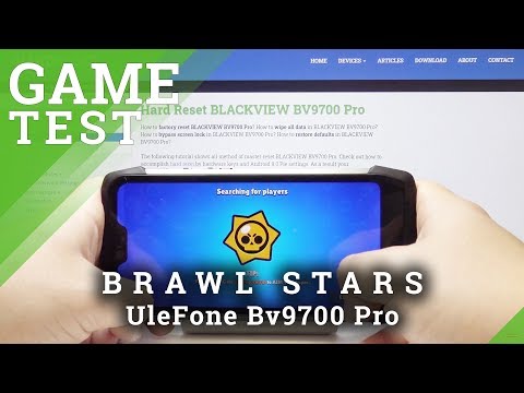 Brawl Stars on UleFone Bv9700 PRO - Game Play Test Brawlers