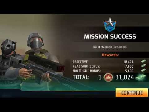 Kill Shot Bravo Region 15 Primary Mission 48 - Kill 8 Shielded Grenadiers (NO POWER UP)
