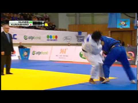 Judo European Open Budapest 2013: Renan NUNES (BRA) - Yusuke KUMASHIRO (JPN) Semi Final [-100kg]