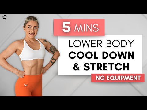 5 Min Lower Body Cool Down & Stretch (do this after your workout)