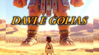 A História de Davi e Golias / Filme Bíblico Animado