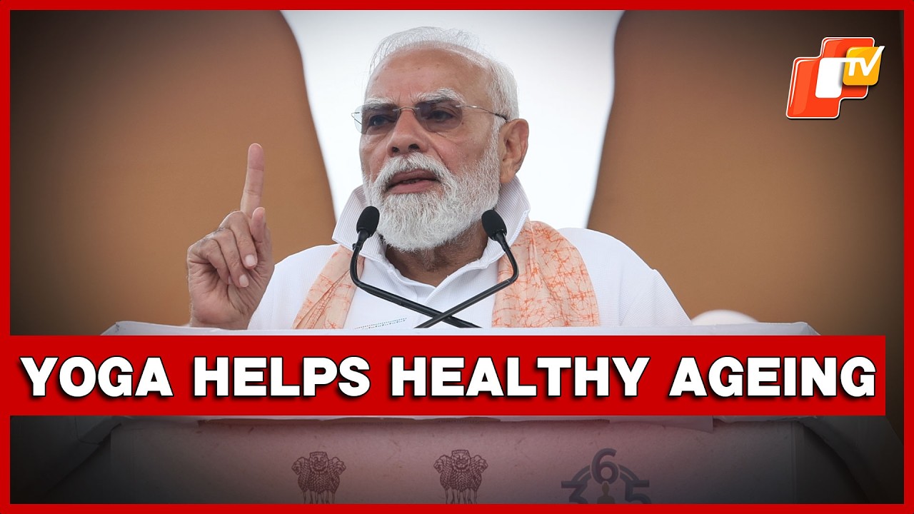 Prime Minister Modi On Yoga For Healthy Ageing In Kolkata