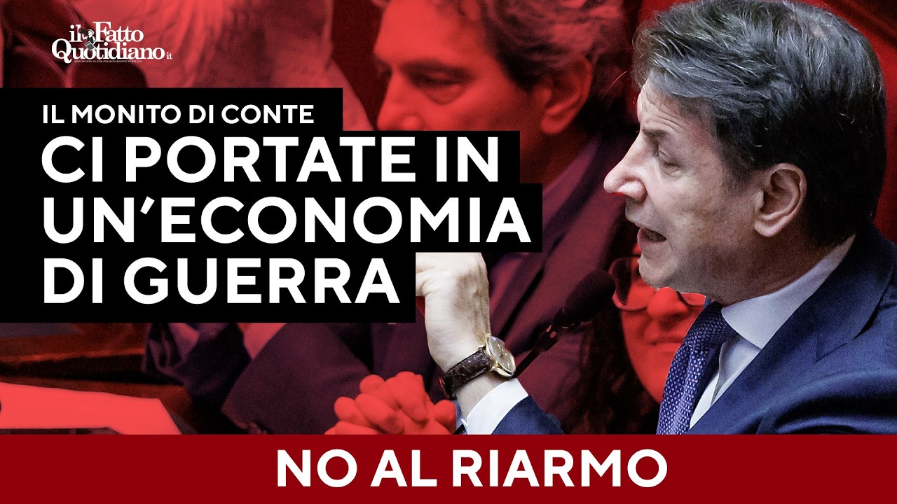 Conte: "Ci state portando in un'economia di guerra. Non si torna indietro"