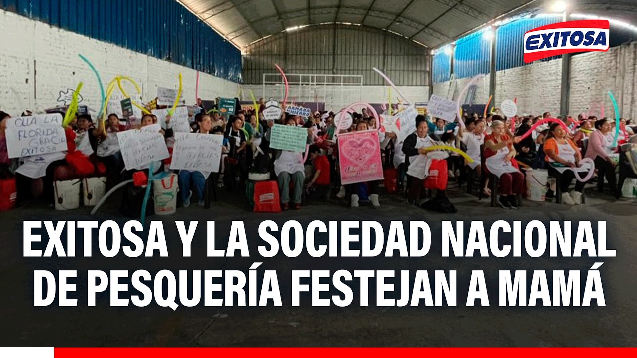 🔴🔵 Exitosa y la Sociedad Nacional de Pesquería festejan a mamá con 10 toneladas de pescado