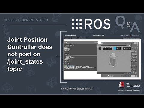 [ROS Q&A] 156 - JointPositionController doesn't post on /joint_states topic