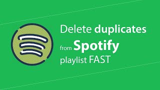 How to remove duplicate tracks from Spotify playlists!