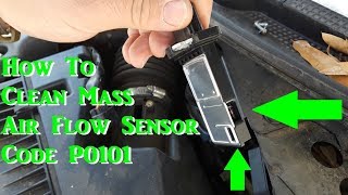 How to Clean the Mass Air Flow Sensor (Code P0101 on Nissan Altima)